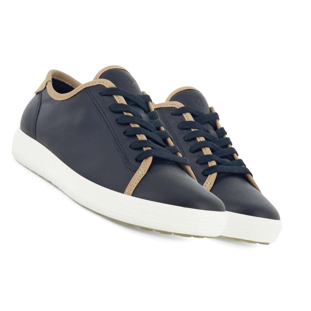 Ecco Soft 7 Piping Sneakers Dam Svarta | SE 238OKI